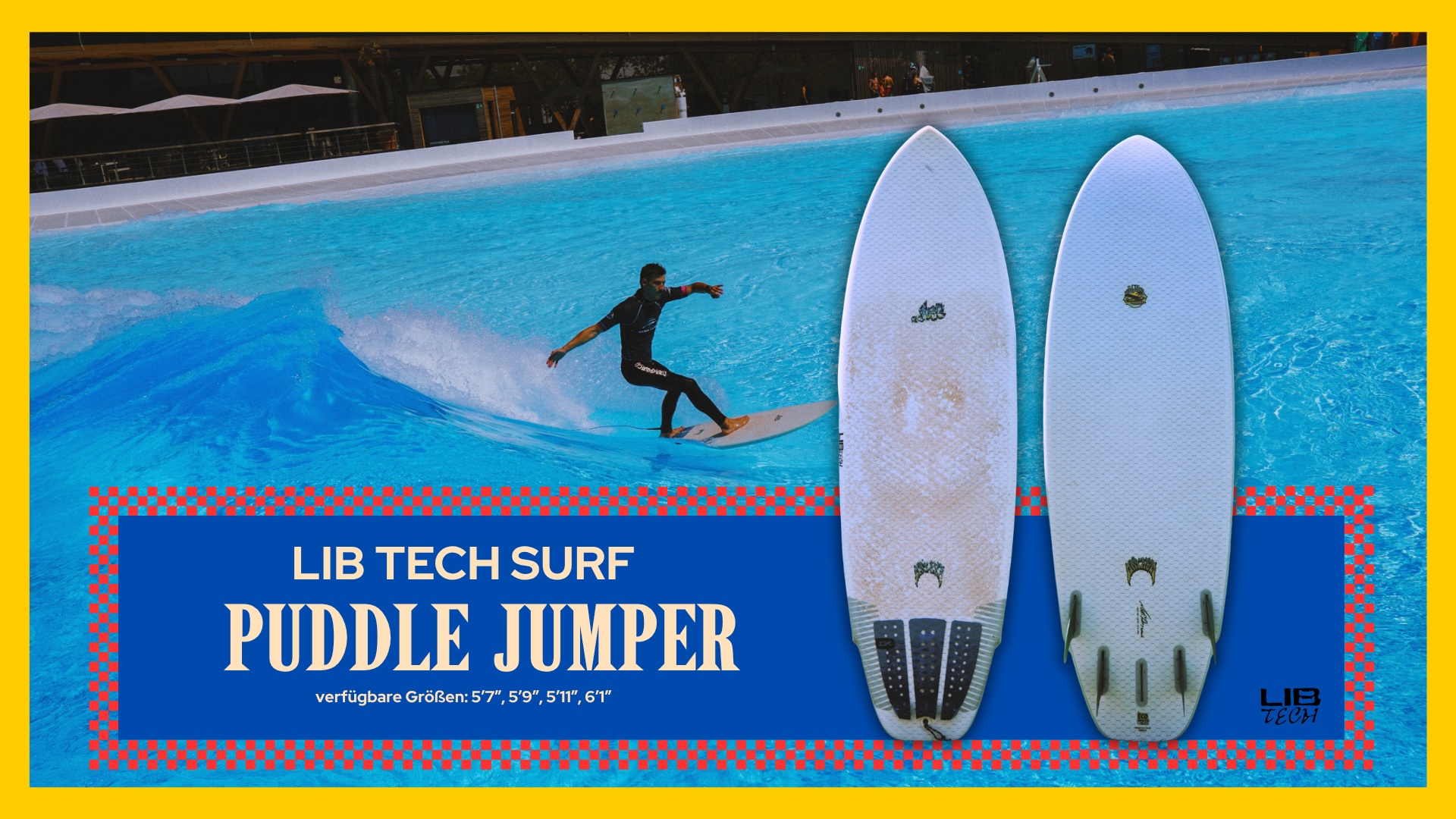 Wavepool Surfboards: Lib Tech x Lost Puddle Jumper