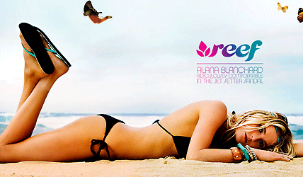 Alana Blanchard - Foto: Reef.com Alana Blanchard - Foto: Reef.com