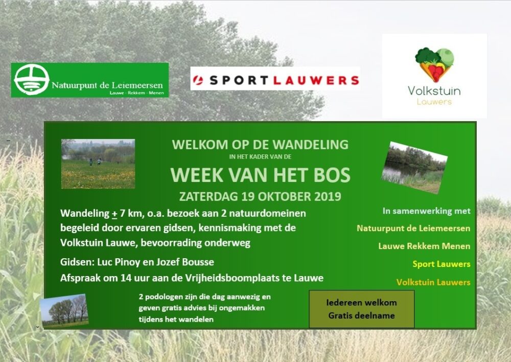 Flyer Week Van Het Bos 19 10 2019