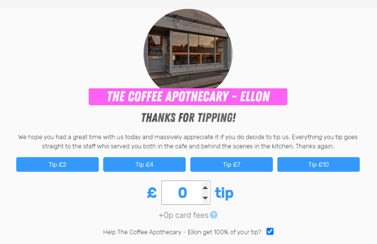 Ellon Tip Jar For Blog Small