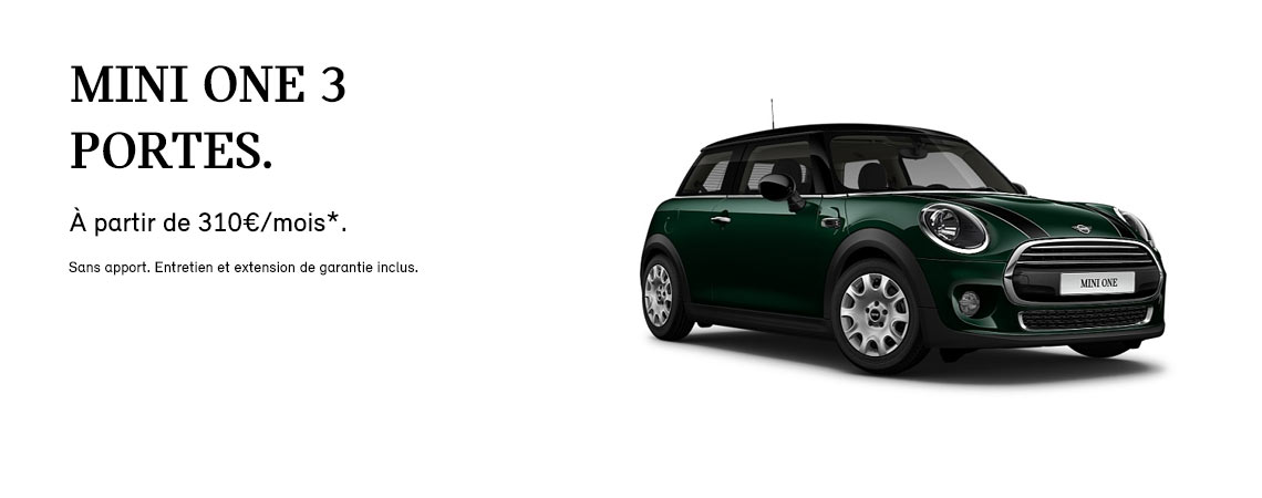 Promotion Voiture Mini Neuve à Lille