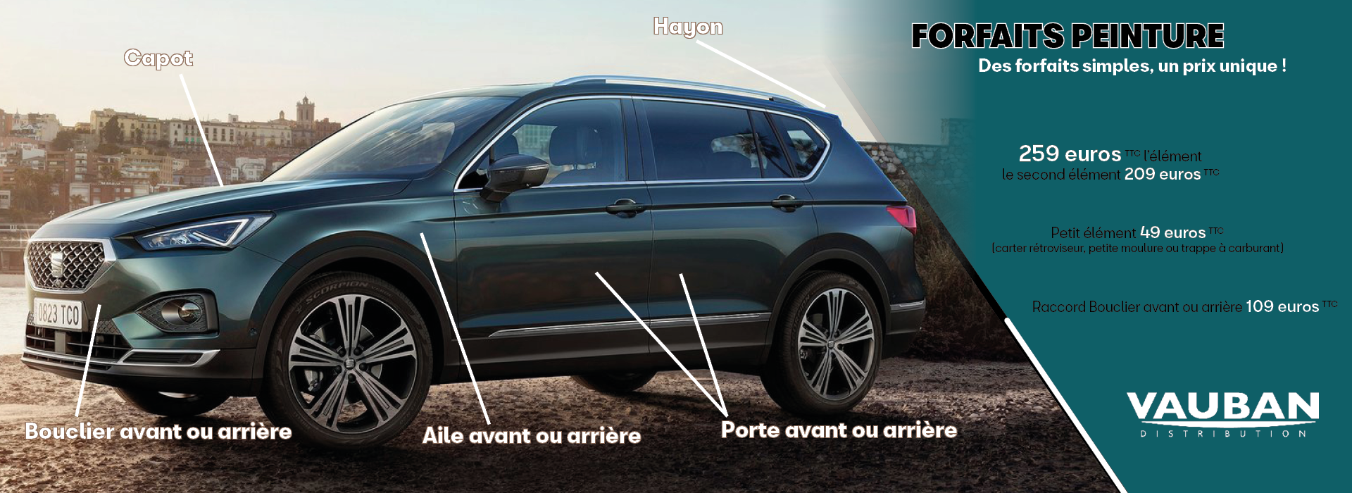Forfait Peinture 2019 Seat Chambourcy