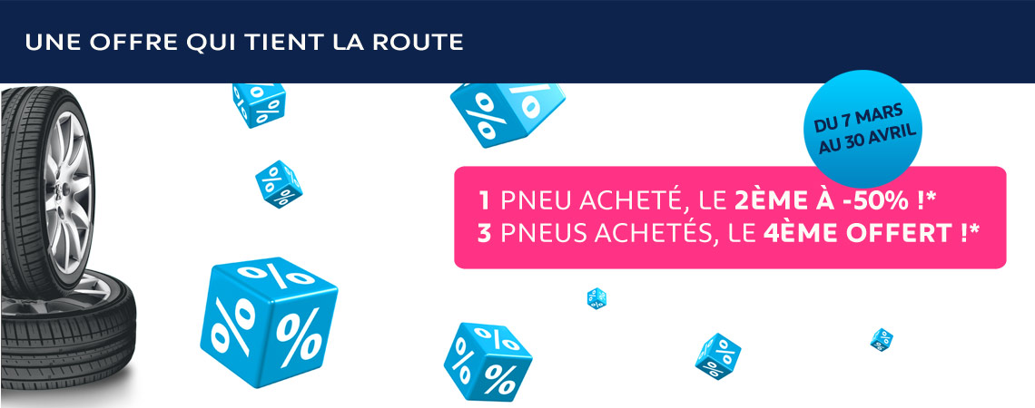 Un Pneu Acheté Le 2ème Offert