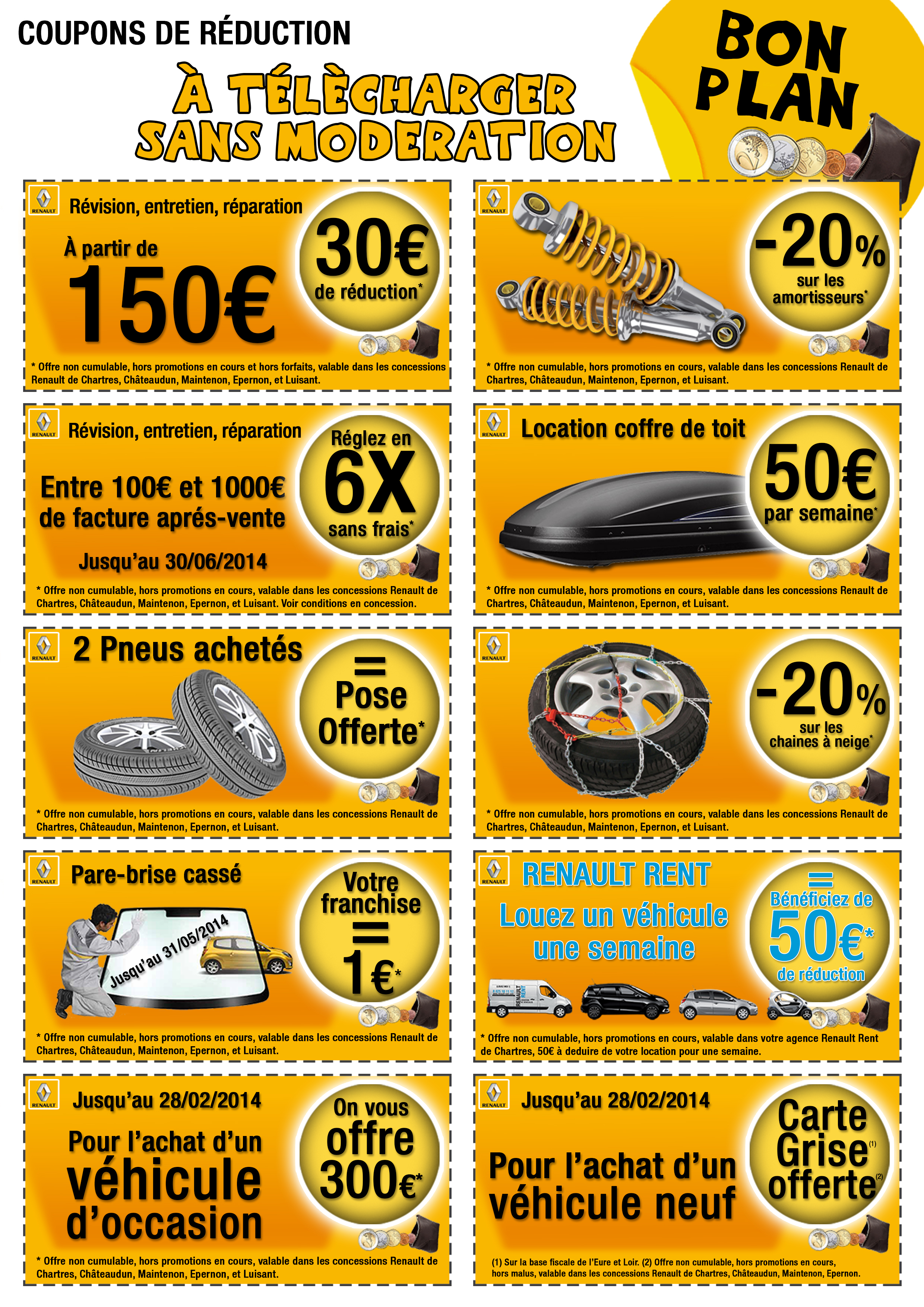 Coupons reduction internet