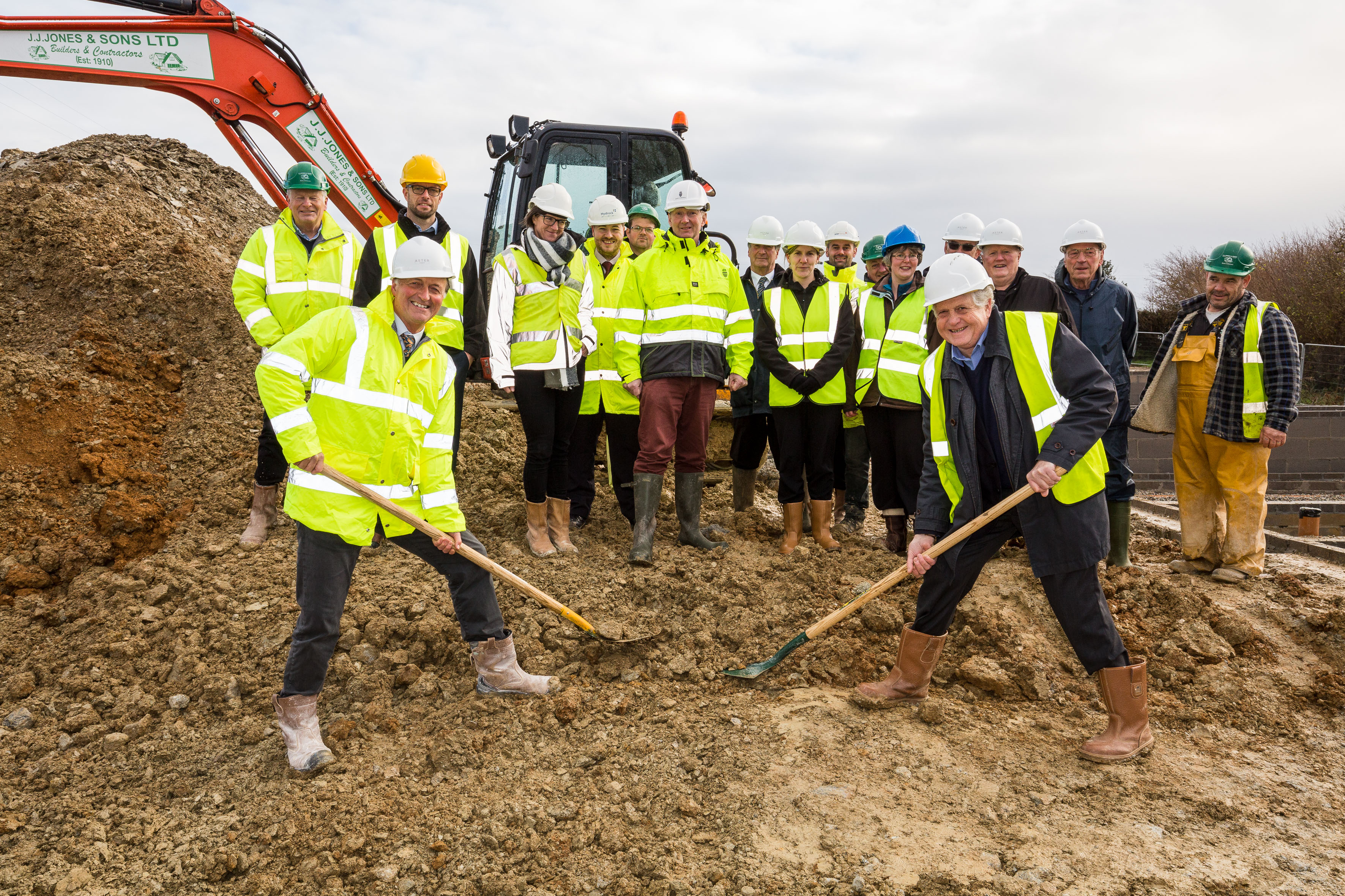 Construction has started in a north Cornwall village