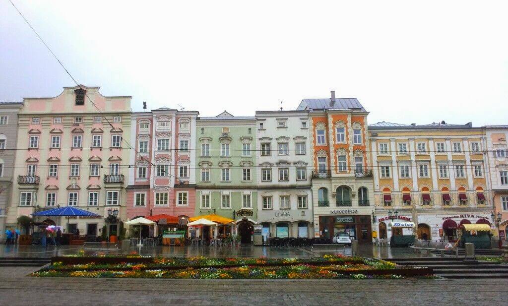 In photos: A rainy day in Linz