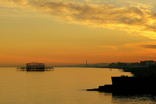 Shy Feet - Brighton Sunset