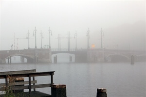 In Photos: A Foggy Morning in Amsterdam