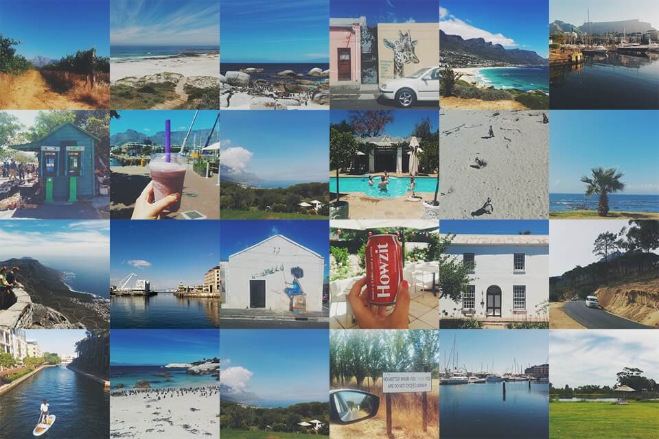 Twenty-four little photos from Cape Town