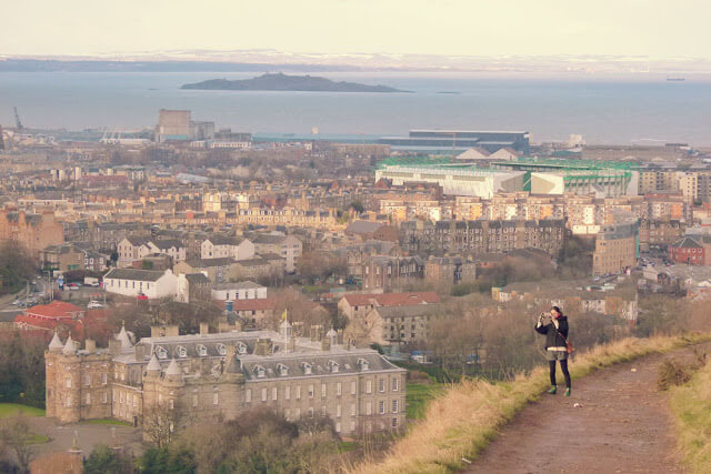 In photos: Walking up to Arthur's Seat