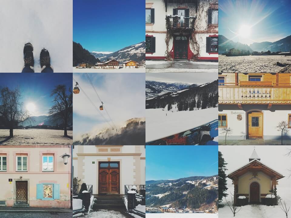 Twelve little photos from Zillertal, Austria