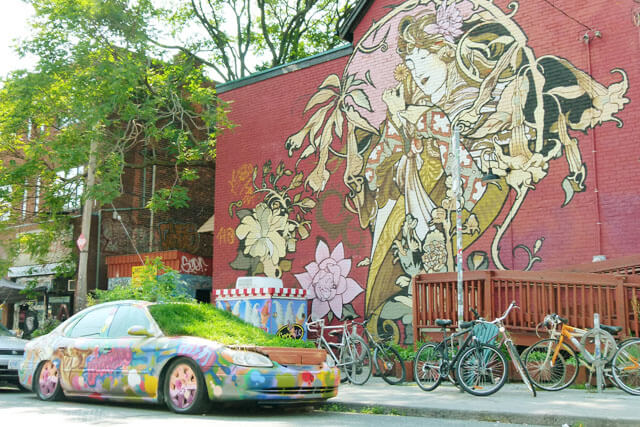 Moments of Happiness in Kensington Market, Toronto