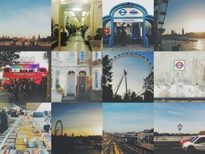 Twelve little photos from London