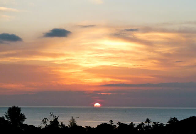 Evening Sun in Koh Lanta, Thailand