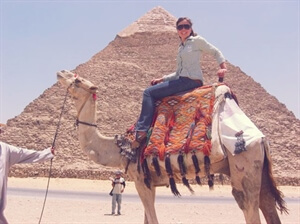 A photo from... the Pyramids of Giza, Egypt