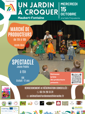 affiche un jardin à croquer