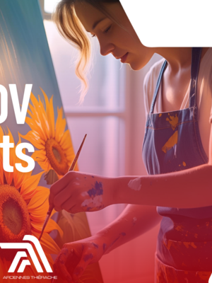 photo pour l'atelier peinture florale A la manière de...