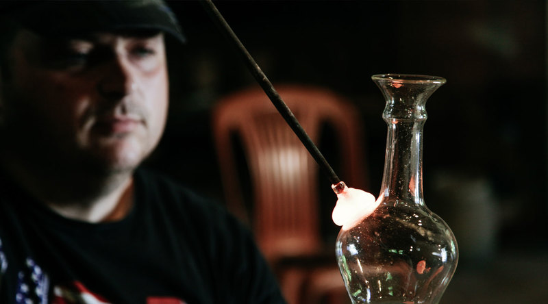 Hero glass blowing