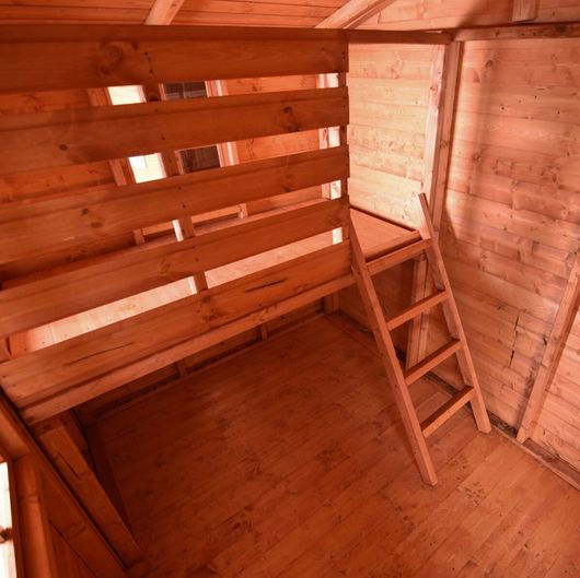 forest lodge verandah - wooden playhouse