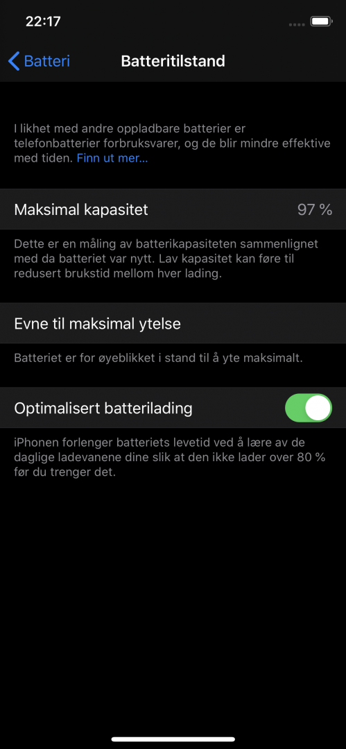 iphone xs hvit silver batterihelse.png iphone xs hvit silver batterihelse.png