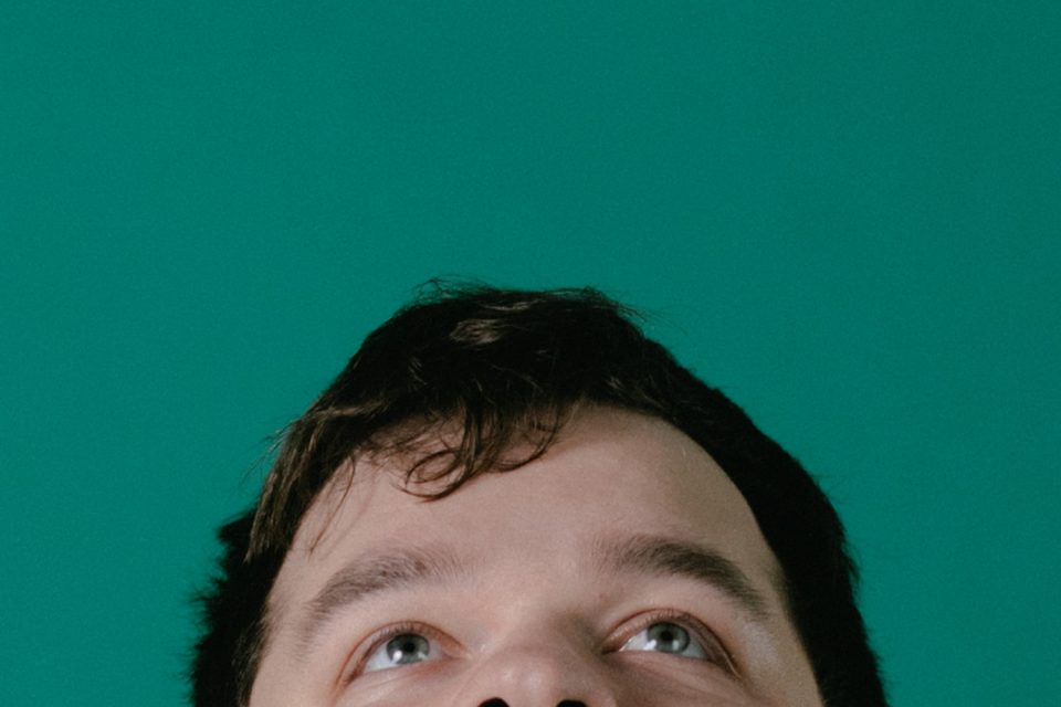 anxiety and autism: a close up of a man looking up
