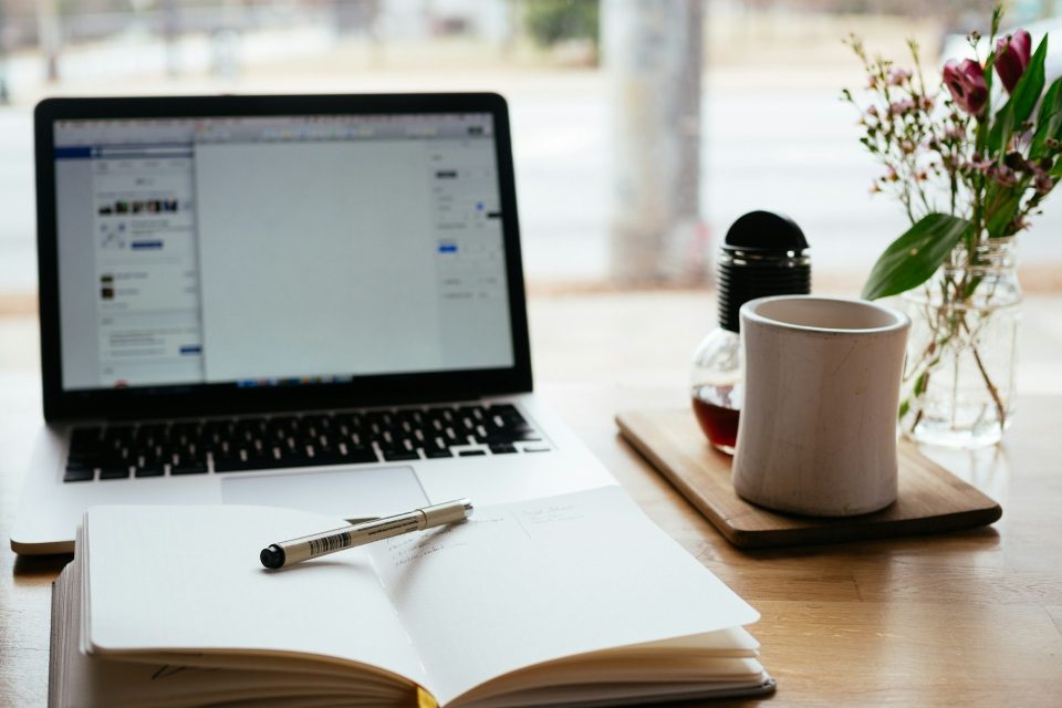 Write to your MP General Election: A laptop and notepad