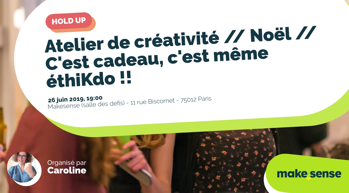 Image of the event : Atelier de créativité // Noël // C'est cadeau, c'est même éthiKdo !! Image of the event : Atelier de créativité // Noël // C'est cadeau, c'est même éthiKdo !!