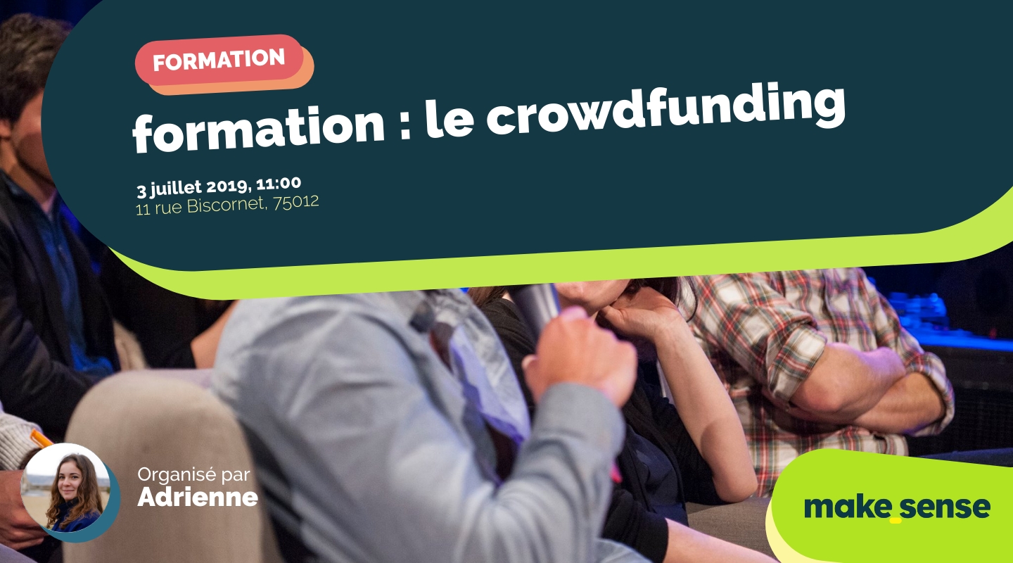 Image of the event : formation : le crowdfunding Image of the event : formation : le crowdfunding