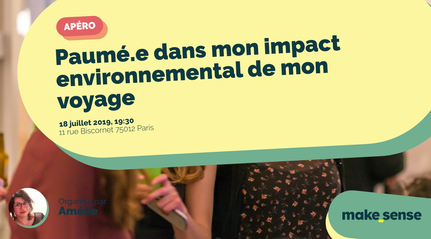 Image of the event : Paumé.e dans mon impact environnemental de mon voyage Image of the event : Paumé.e dans mon impact environnemental de mon voyage