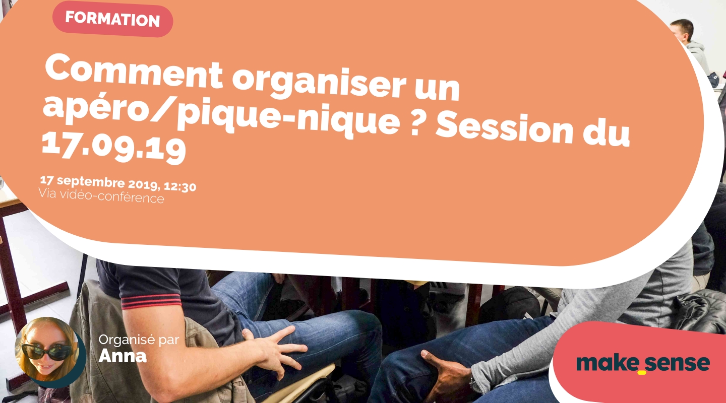 Image of the event : Comment organiser un apéro/pique-nique ? Session du 17.09.19 Image of the event : Comment organiser un apéro/pique-nique ? Session du 17.09.19