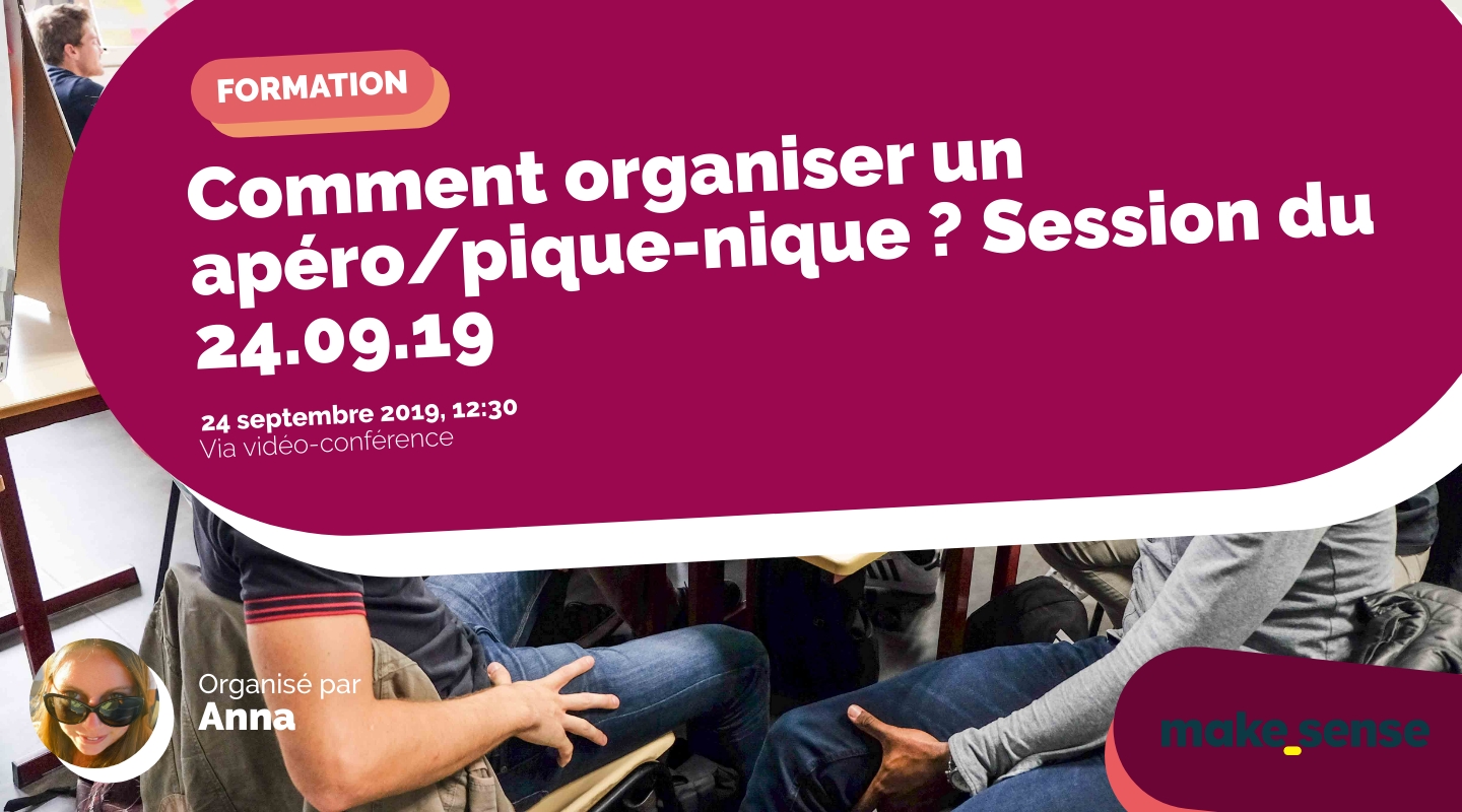 Image of the event : Comment organiser un apéro/pique-nique ? Session du 24.09.19 Image of the event : Comment organiser un apéro/pique-nique ? Session du 24.09.19