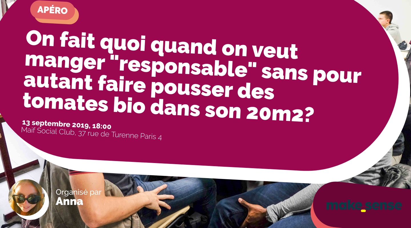 Image of the event : On fait quoi quand on veut manger Image of the event : On fait quoi quand on veut manger