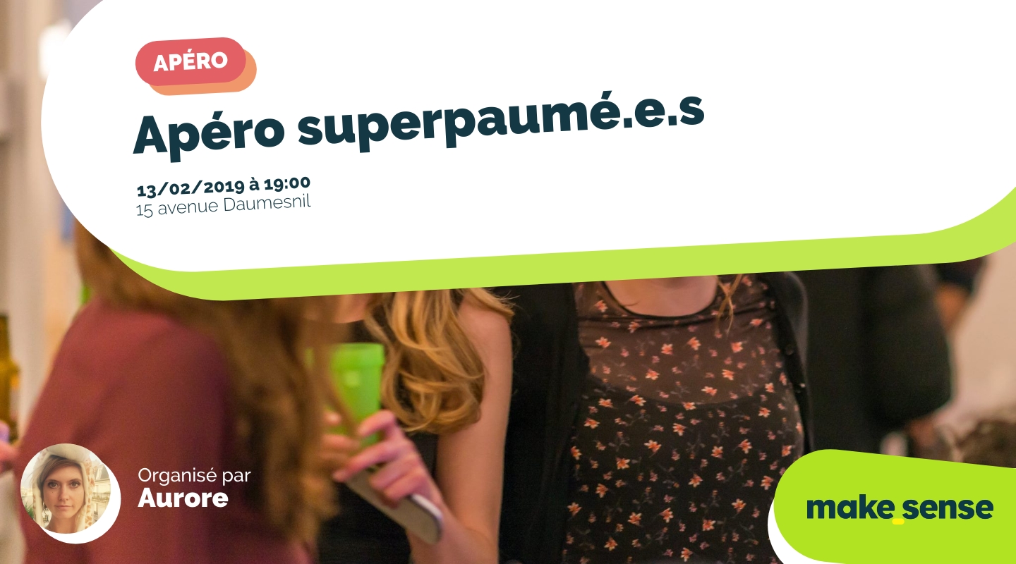 Image of the event : Apéro superpaumé.e.s Image of the event : Apéro superpaumé.e.s