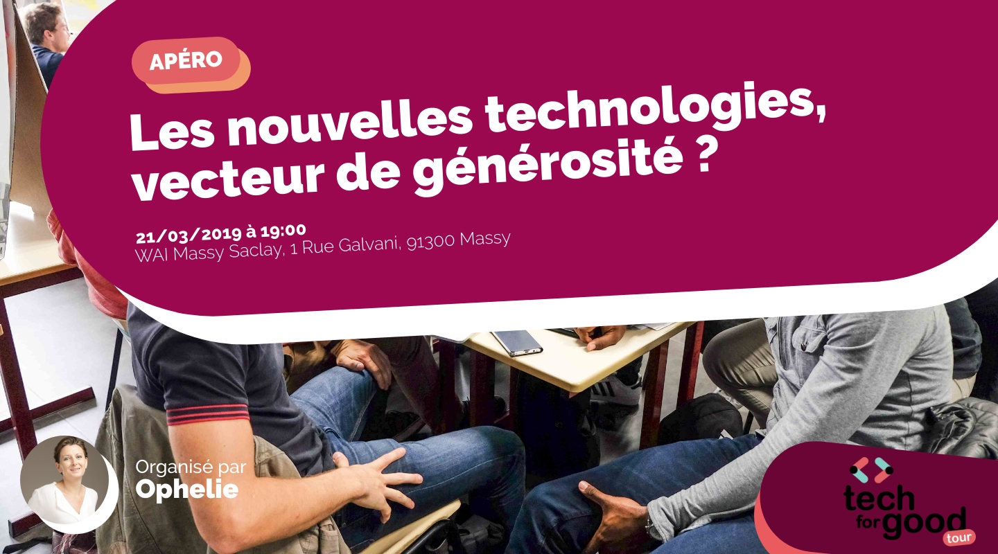 Image de l'événement : Les nouvelles technologies, vecteur de générosité ? Image de l'événement : Les nouvelles technologies, vecteur de générosité ?