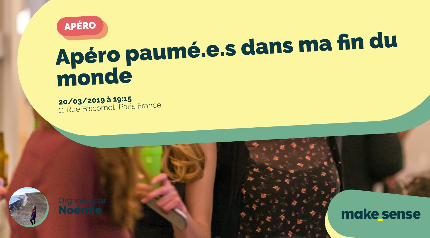 Image de l'événement : Apéro paumé.e.s dans ma fin du monde Image de l'événement : Apéro paumé.e.s dans ma fin du monde