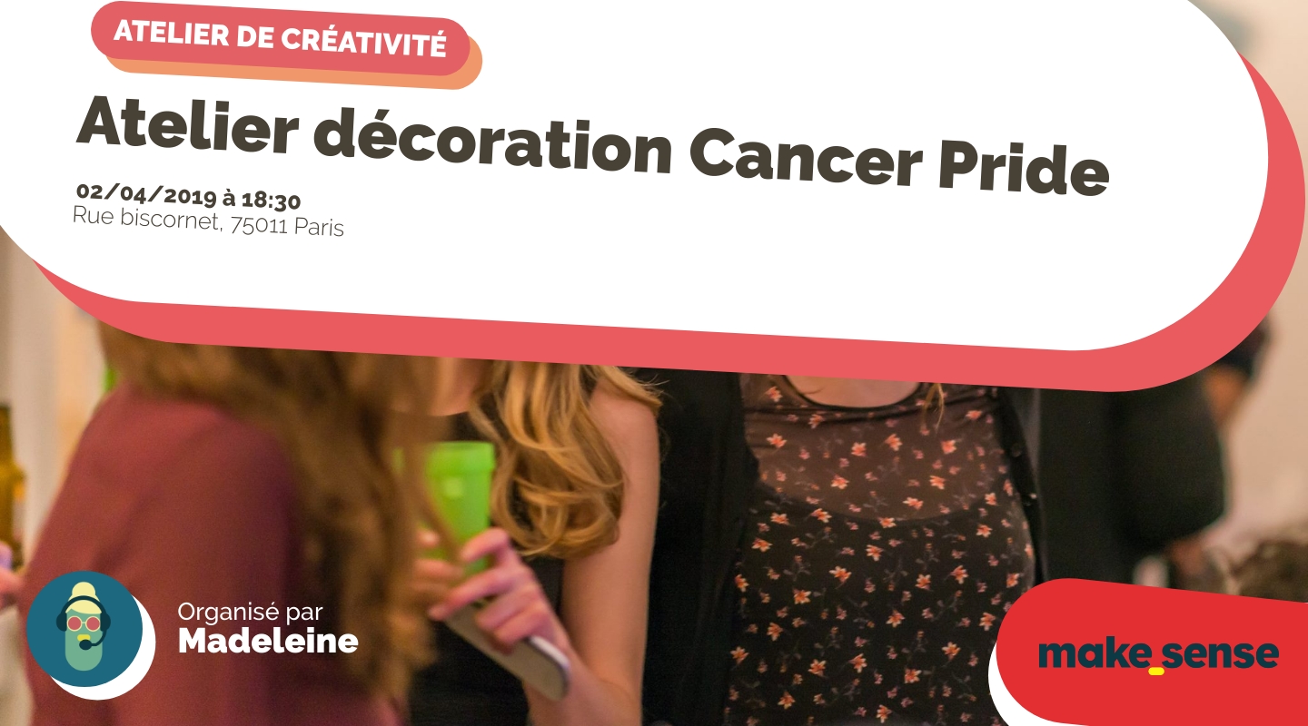 Image de l'événement : Atelier décoration Cancer Pride Image de l'événement : Atelier décoration Cancer Pride