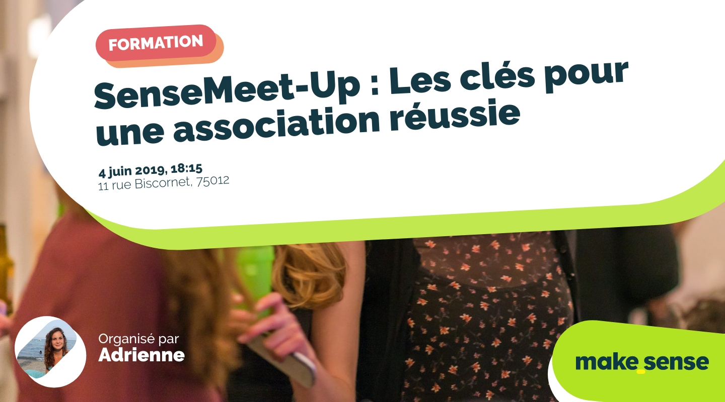 Image of the event : SenseMeet-Up : Les clés pour une association réussie Image of the event : SenseMeet-Up : Les clés pour une association réussie