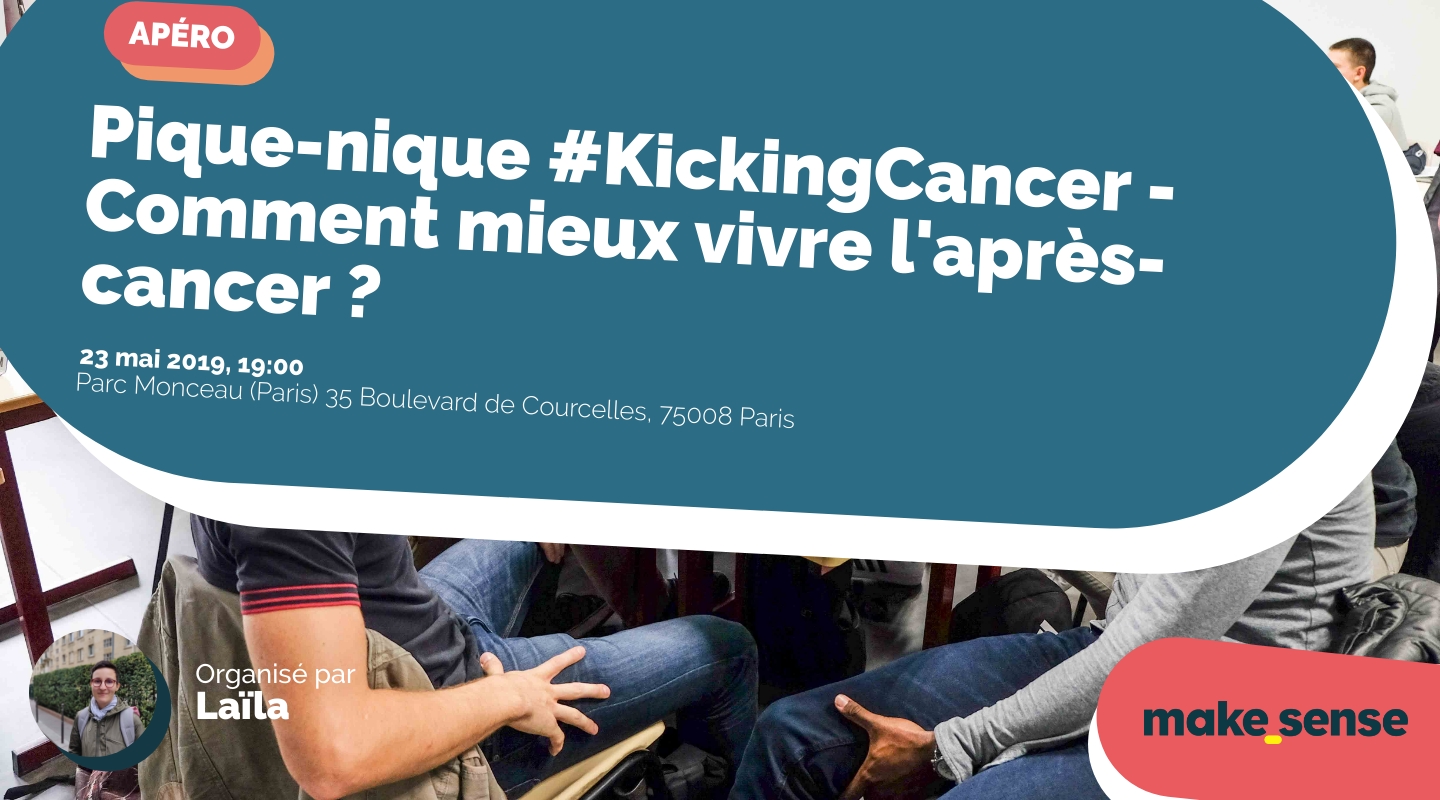 Image of the event : Pique-nique #KickingCancer - Comment mieux vivre l'après-cancer ? Image of the event : Pique-nique #KickingCancer - Comment mieux vivre l'après-cancer ?