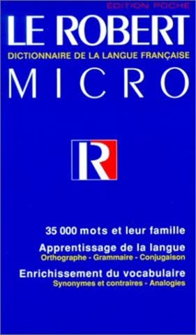 le robert micro poche de la langue francaise