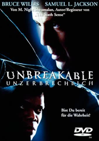 UNBREAKABLE - UNZERBRECHLICH - [DVD] [2000]