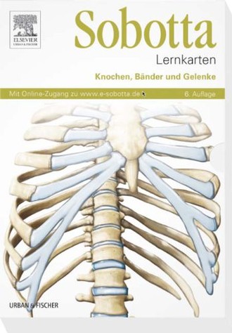 Sobotta Lernkarten Knochen, Bänder und Gelenke: Knochen, Bänder, Gelenke, mit Zugang zum Elsevier-Portal