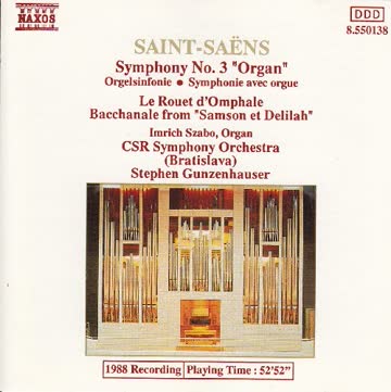  - Saints-Saens - Symphony N0 3 "Organ" / La Rouet d'Omphale