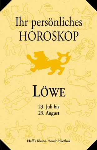 Löwe. Astrologischer Kompass