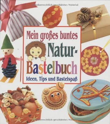 Mein grosses buntes Naturbastelbuch: Ideen, Tips und Bastelspass