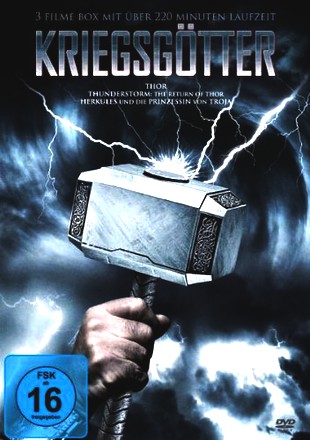 KRIEGSGÖTTER 3 Filme-Box Thor - Thunderstorm: The Return of Thor - Herkules und die Prinzessin von Troja