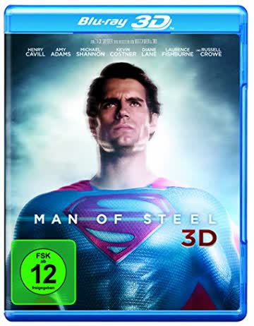 MAN OF STEEL (3D & 2D BLU-RAY) [2013]