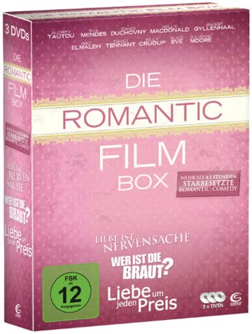 Die Romantic Film Box - 3 Romantic Comedy Filme in einer Box: Liebe um jeden Preis, Wer ist die Braut, Liebe ist Nervensache (3 DVDs)