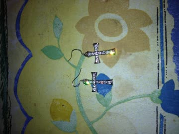 Exsila Artikel: kreuz ohrringe