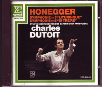 Unknown Artist - Unknown Artist - Honegger: Symphonies 3 & 5; Charles Duto