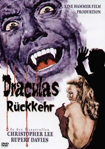 Draculas Rückkehr [DVD] (2004) Christopher Lee; Rupert Davies; Veronica Carlson - Import Allemagne